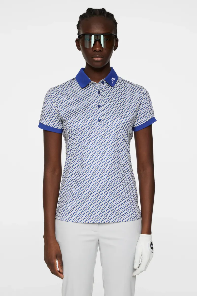 J.Lindeberg Tour Tech Print Polo* Golf|Tops