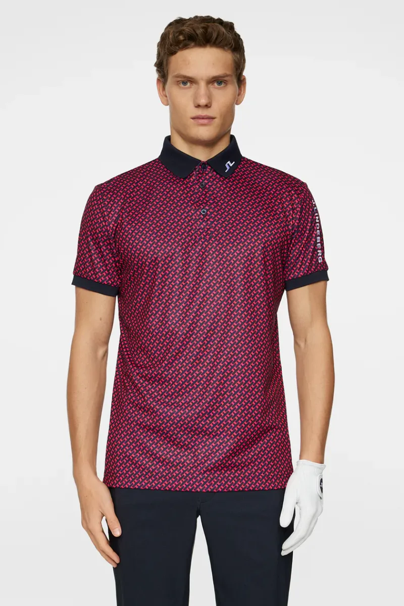 J.Lindeberg Tour Tech Print Polo* Golf|Polo Shirts