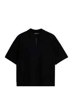 J.Lindeberg Tyler Quarter Zip Knit Polo* Polo Shirts|Knitwear