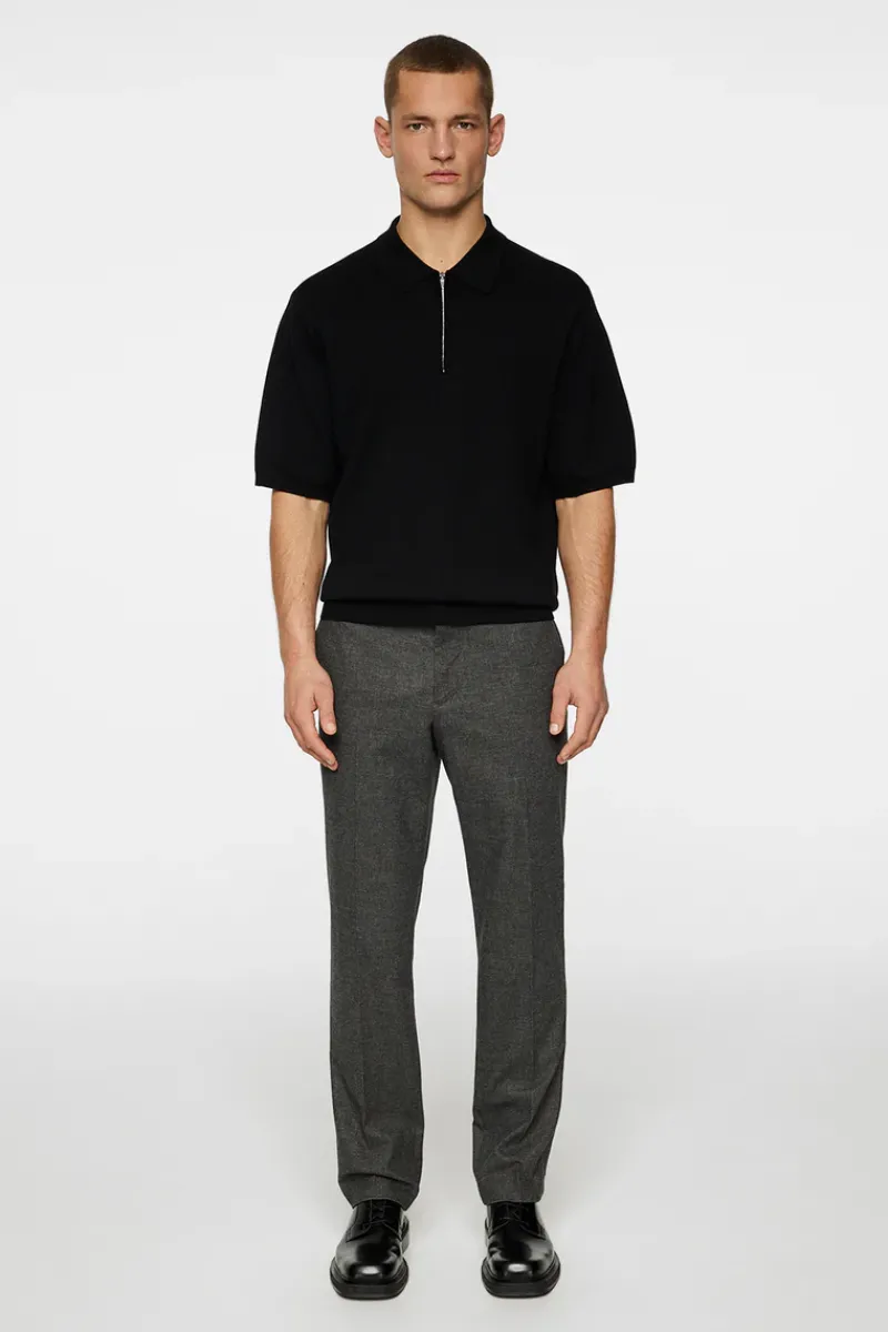 J.Lindeberg Tyler Quarter Zip Knit Polo* Polo Shirts|Knitwear