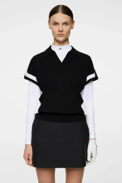 J.Lindeberg Vita Knitted Polo Shirt* Golf|Knitwear