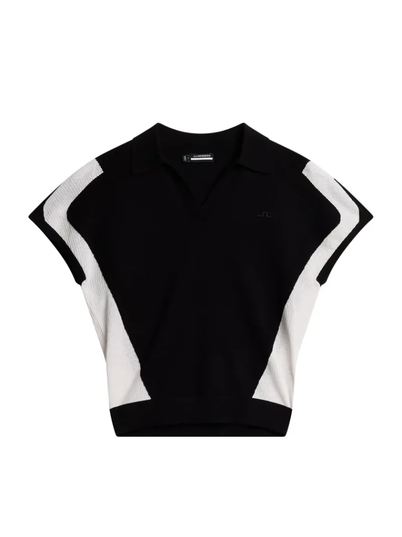 J.Lindeberg Vita Knitted Polo Shirt* Golf|Knitwear