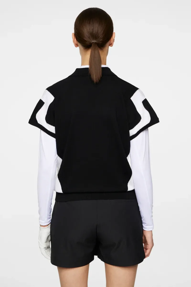 J.Lindeberg Vita Knitted Polo Shirt* Golf|Knitwear