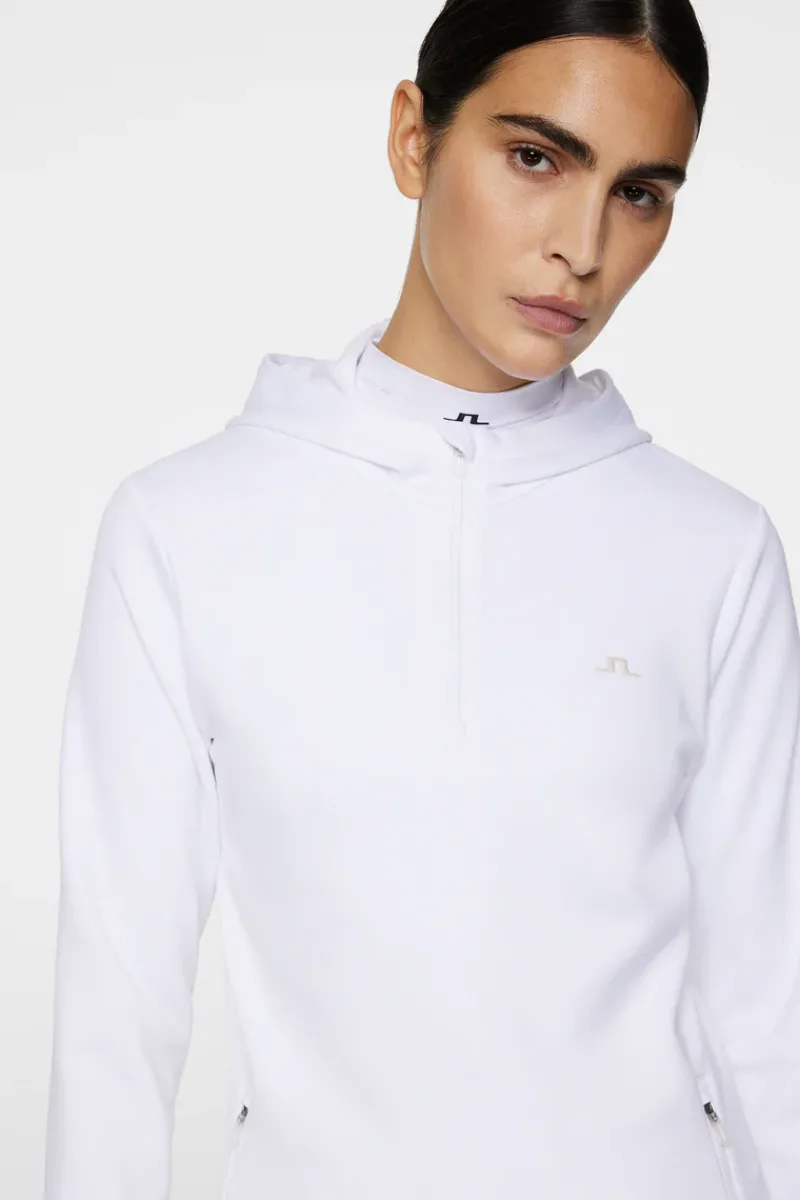 J.Lindeberg W Aerial Quarter Zip Hood* Golf|Base & Mid Layers