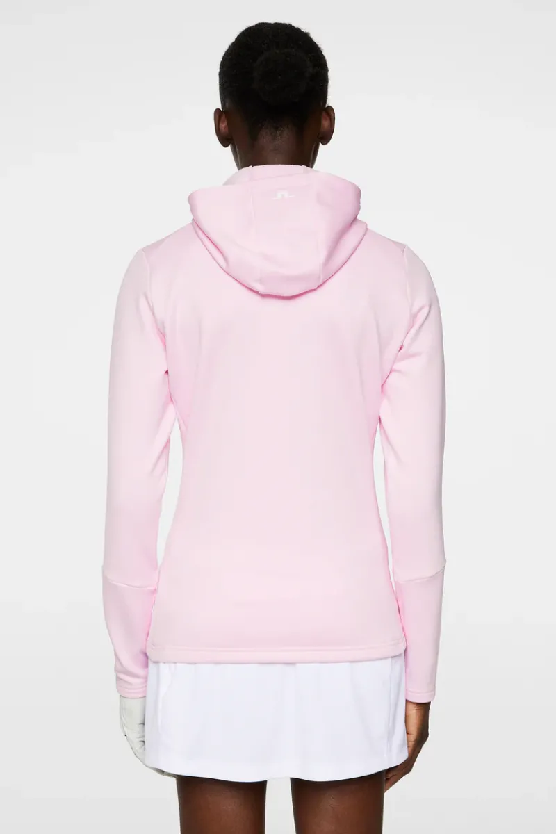 J.Lindeberg W Aerial Quarter Zip Hood* Golf|Base & Mid Layers