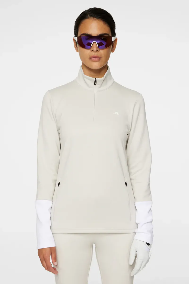 J.Lindeberg W Aerial Quarter Zip Mid Layer* Golf|Base & Mid Layers