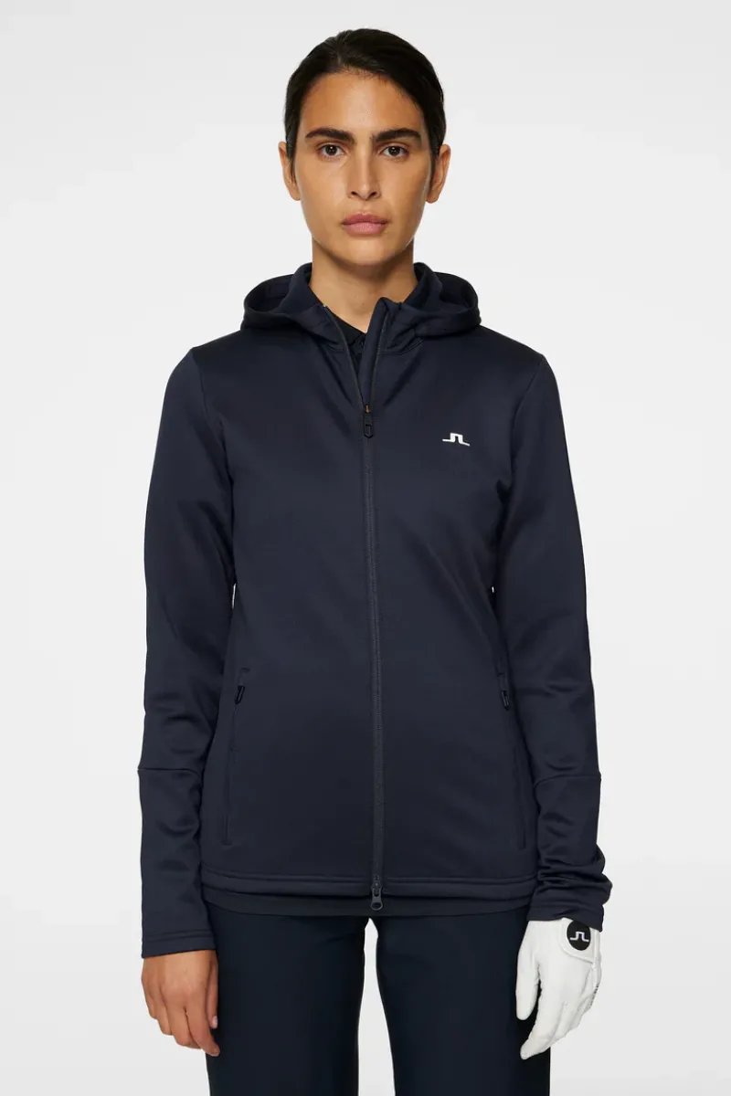 J.Lindeberg W Aerial Zip Hood* Golf|Base & Mid Layers