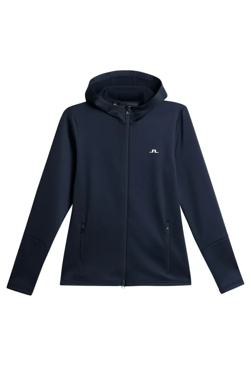 J.Lindeberg W Aerial Zip Hood* Golf|Base & Mid Layers