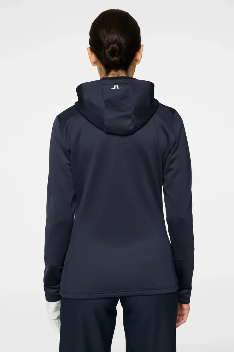 J.Lindeberg W Aerial Zip Hood* Golf|Base & Mid Layers