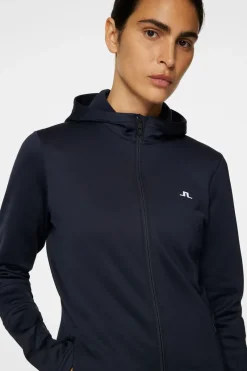 J.Lindeberg W Aerial Zip Hood* Golf|Base & Mid Layers