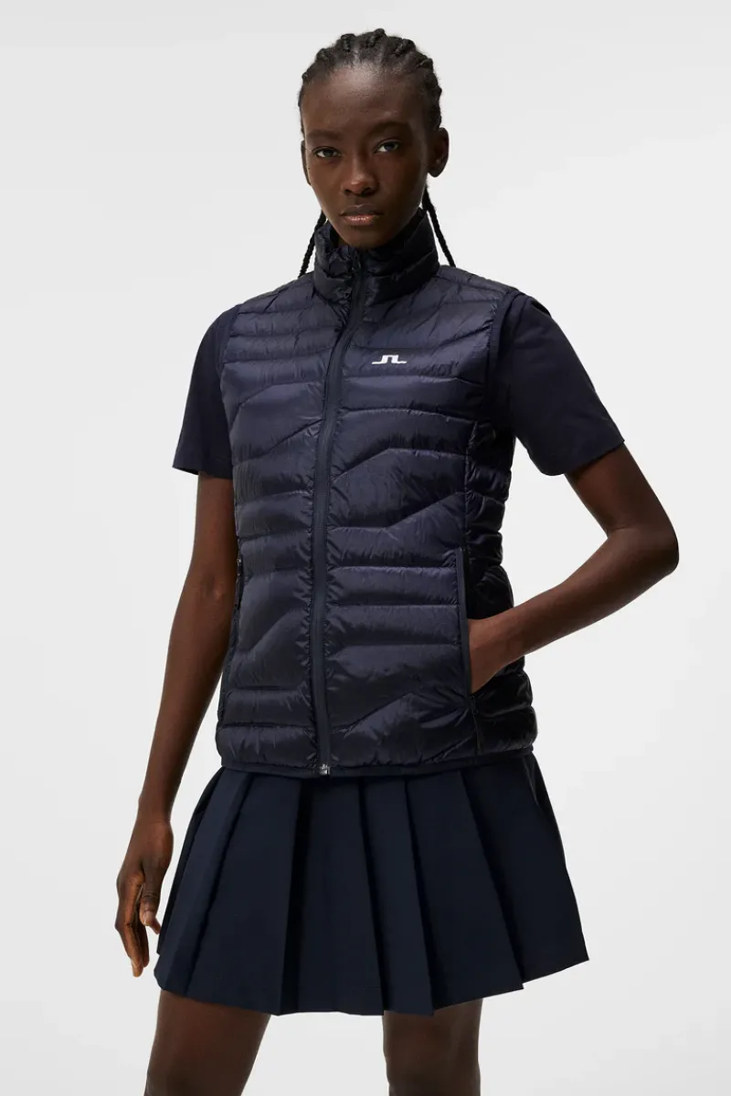 J.Lindeberg W Cliff Light Down Vest* Vester|Utendørs