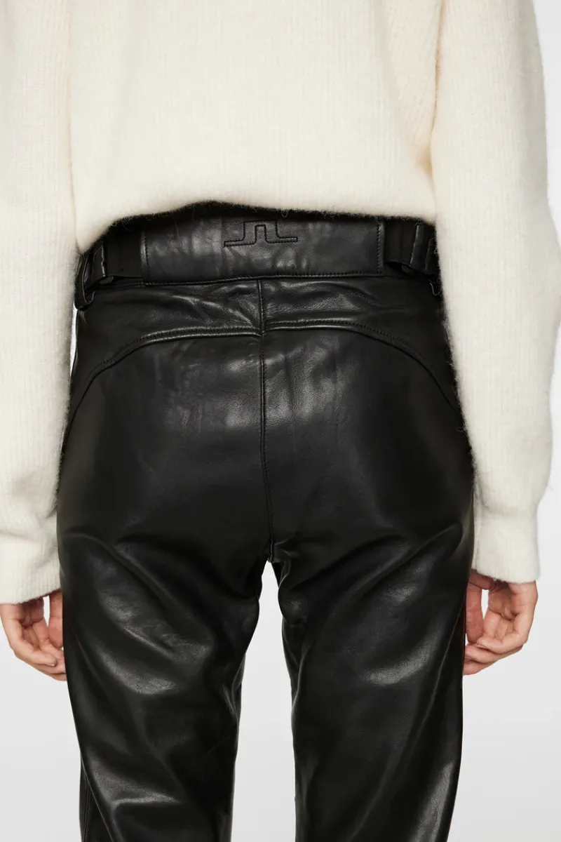 J.Lindeberg W Stanford Pant Leather* Underdeler|Bukser