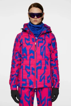 J.Lindeberg W Thermic Down Jacket Printed* Jakker|Jakker