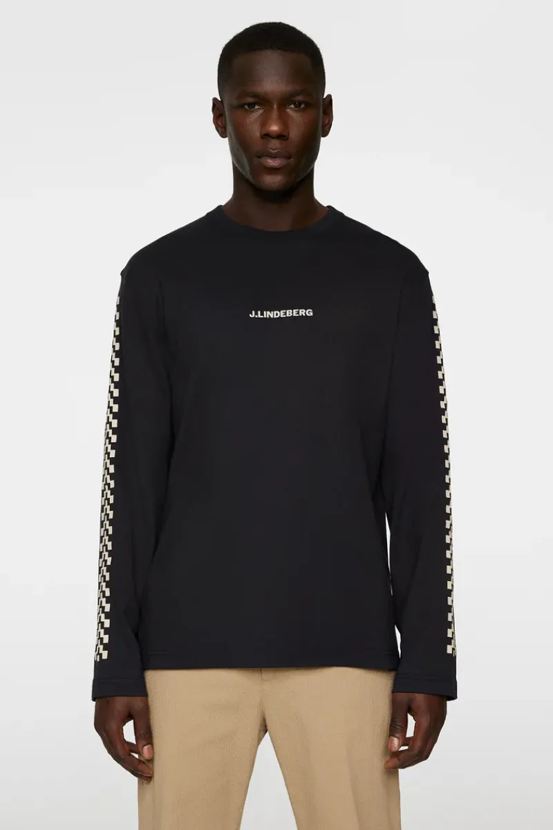 J.Lindeberg Walsh LS Print T-shirt* T-shirts|Tops