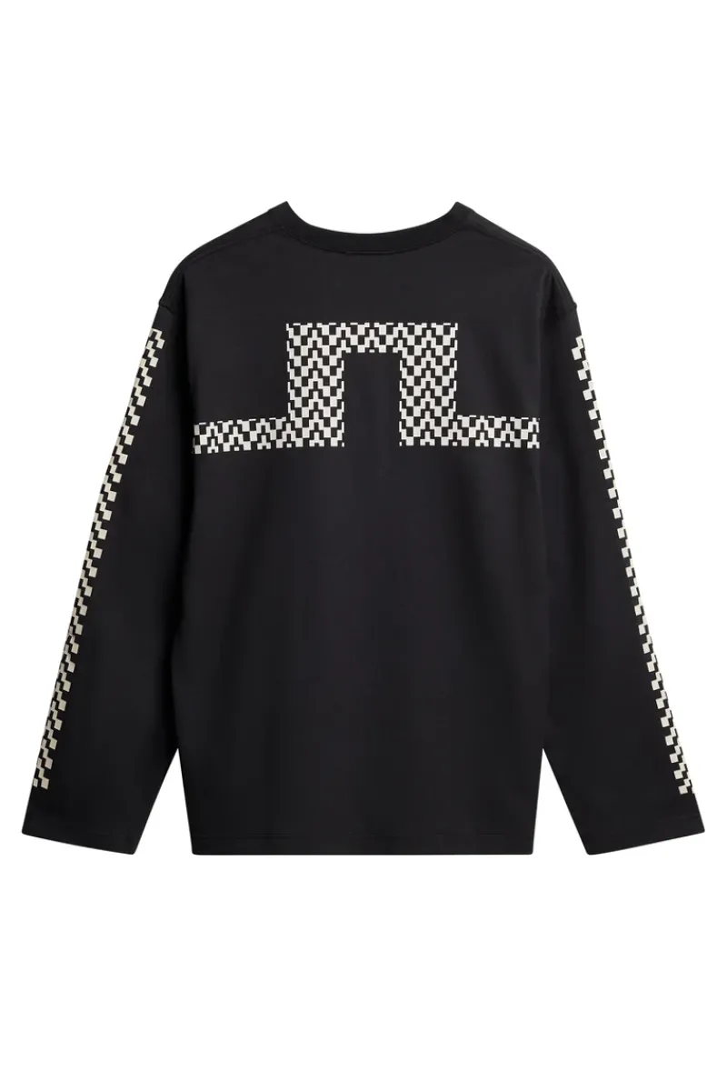 J.Lindeberg Walsh LS Print T-shirt* T-shirts|Tops