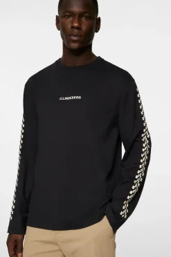 J.Lindeberg Walsh LS Print T-shirt* T-shirts|Tops