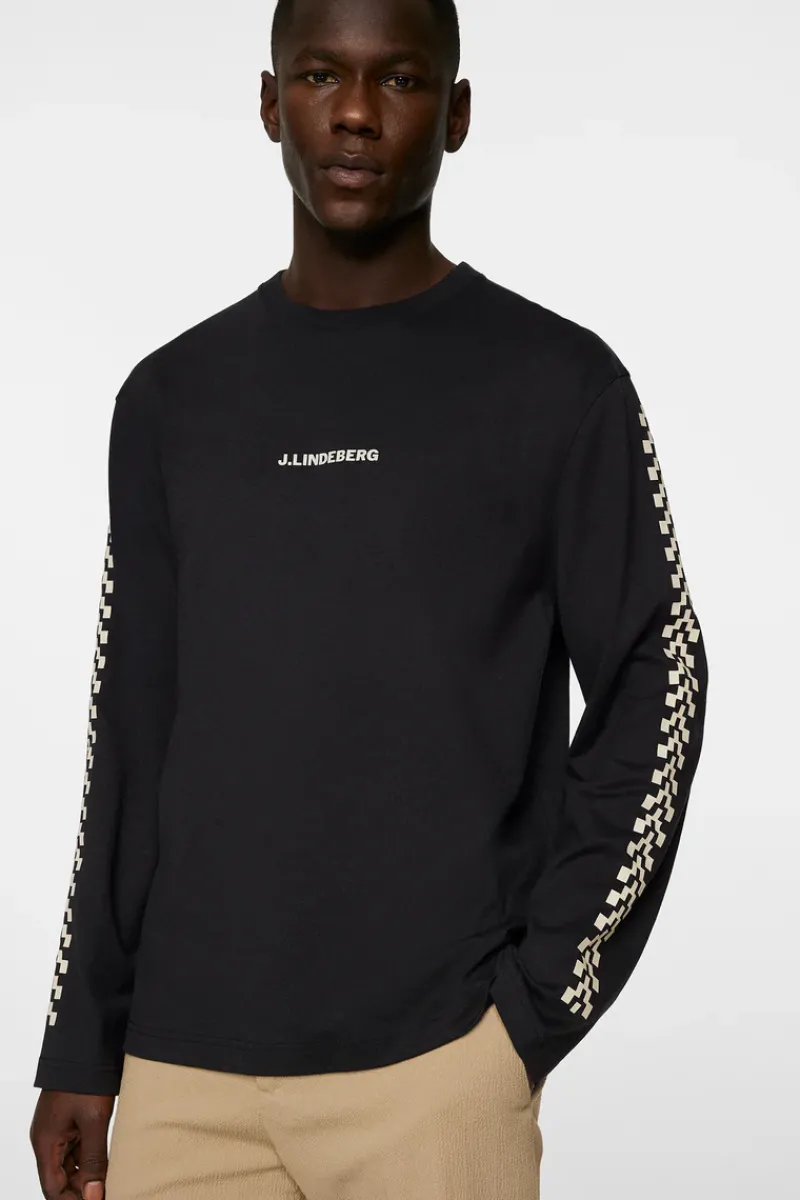 J.Lindeberg Walsh LS Print T-shirt* T-shirts|Tops